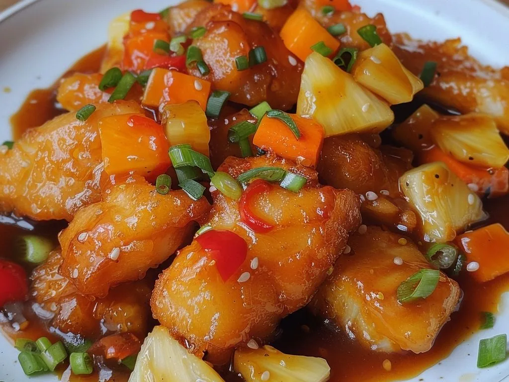 Sweet and Sour Dori Fillet